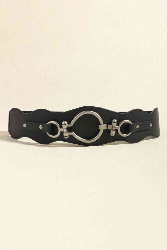 PU Leather Zinc Alloy Buckle Belt - Munsieur