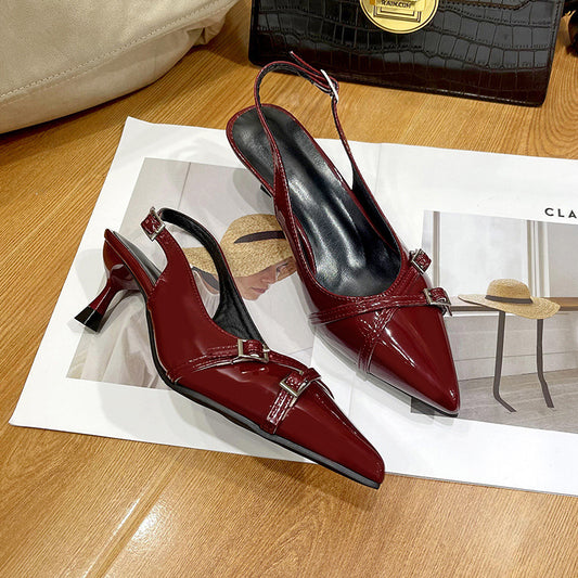 Women's Fashionable And Elegant Heels Sling Back Heels - Munsieur