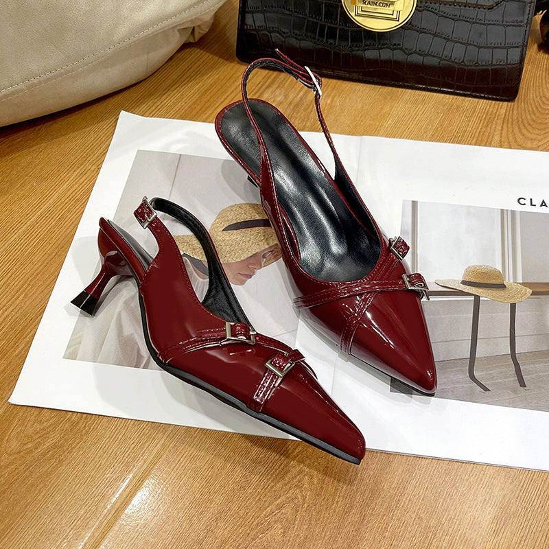 Women's Fashionable And Elegant Heels Sling Back Heels