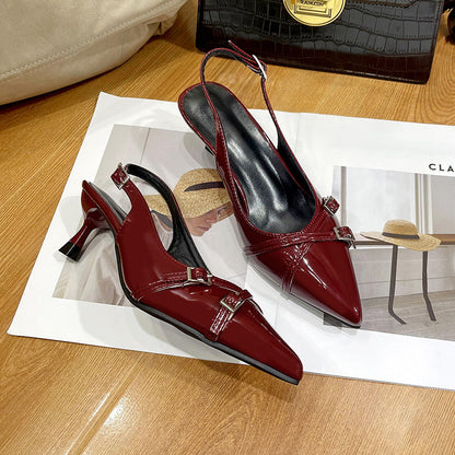 Women's Fashionable And Elegant Heels Sling Back Heels