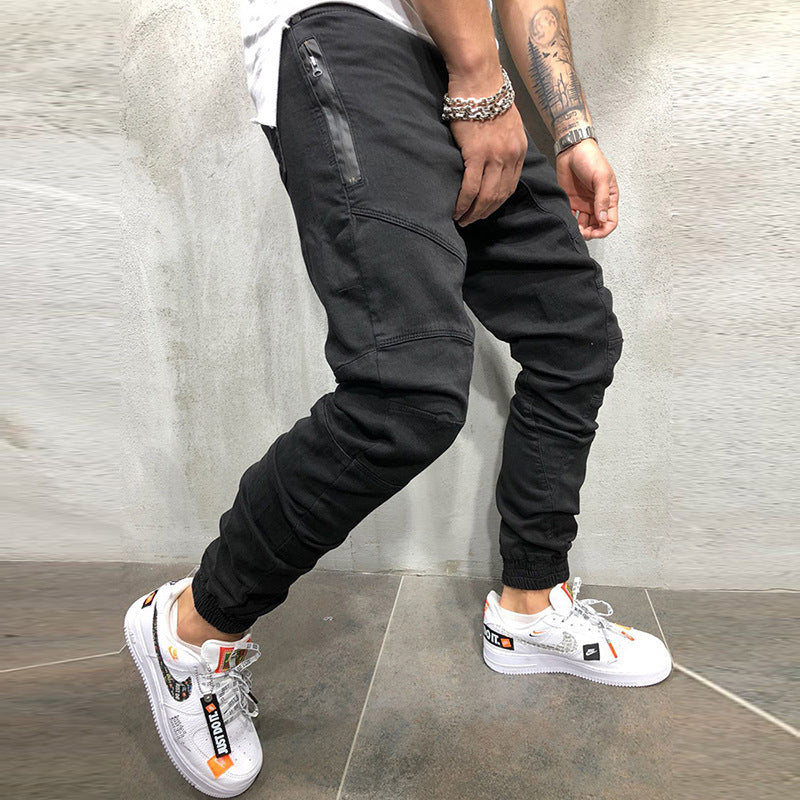 Men's Hip Hop Style Zipper Pants