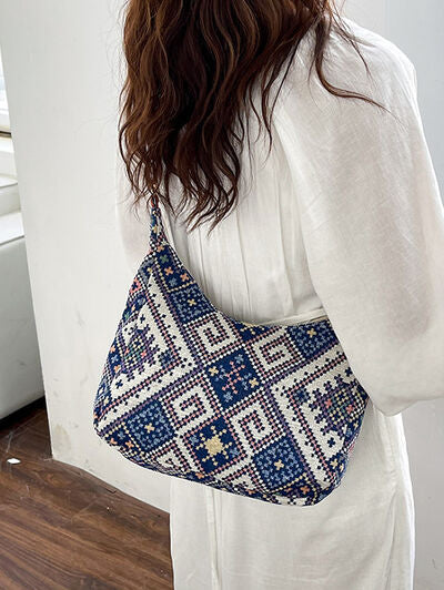 Geometric Adjustable Strap Crossbody Bag - Munsieur