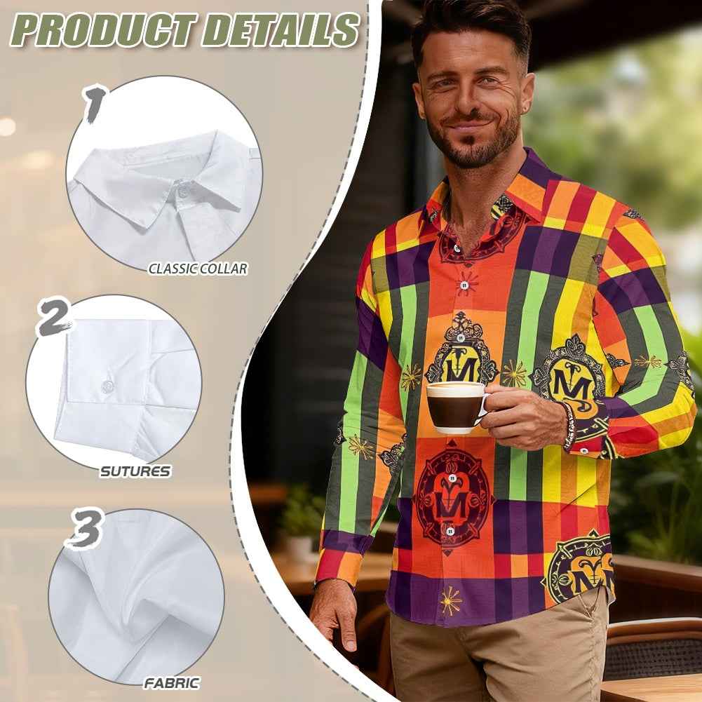 Men's long-sleeved shirts