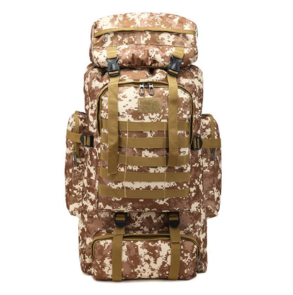 Camouflage backpack mountaineering