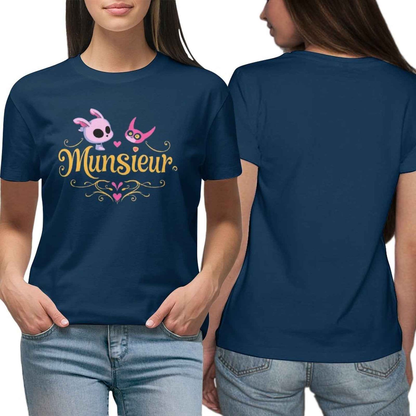 Munsieur T-Shirt for Women: Versatile, Timeless, and Ultra-Soft for Her - Munsieur