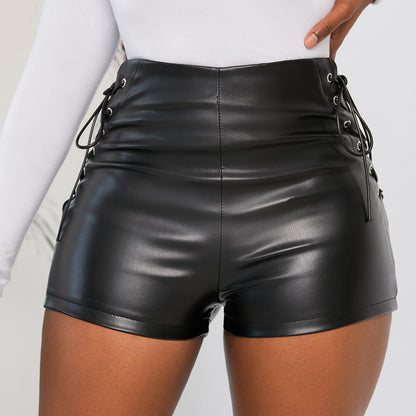Women's Skinny Faux Leather Bottoms Plus Size Bottoms for Her - Munsieur
