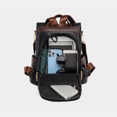 Stylish PU Leather Backpack for Everyday Adventures - Munsieur