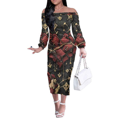 Women's long sleeve dress