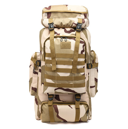 Camouflage backpack mountaineering