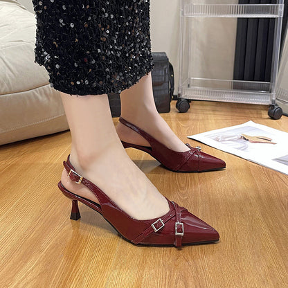 Women's Fashionable And Elegant Heels Sling Back Heels - Munsieur