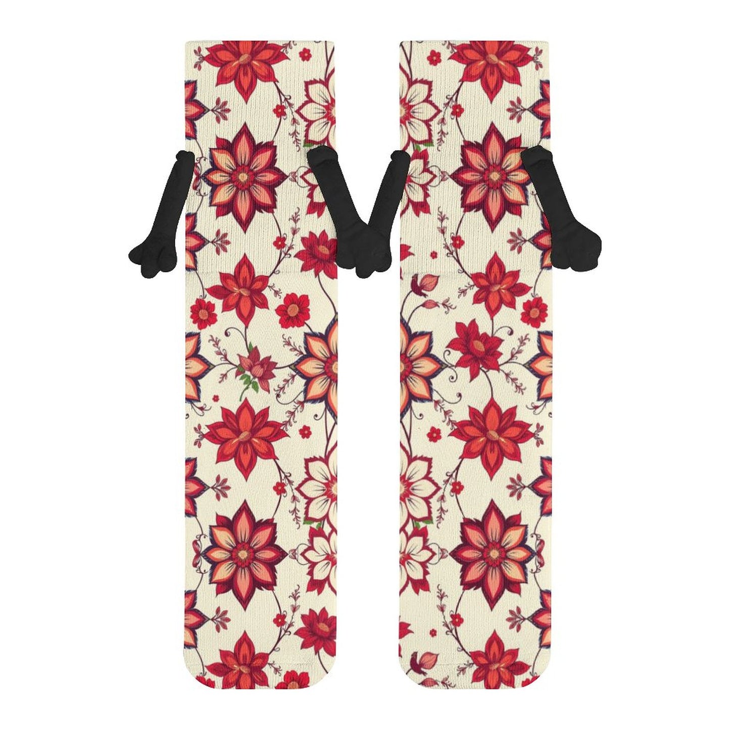 Munsieur Design Buddy Socks Magnetic Holding Hands Funny Socks accessories