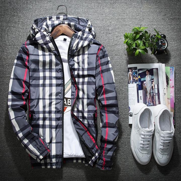 Men Fashion Brand Camouflage Coat Luminous Zipper MWJ011