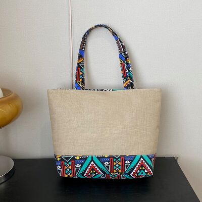 Geometric Medium Tote Bag - Munsieur