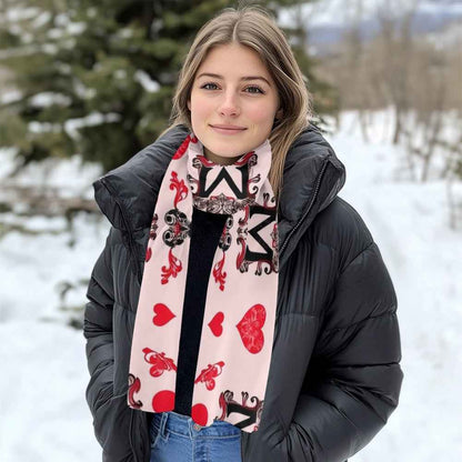 Fluffy scarf