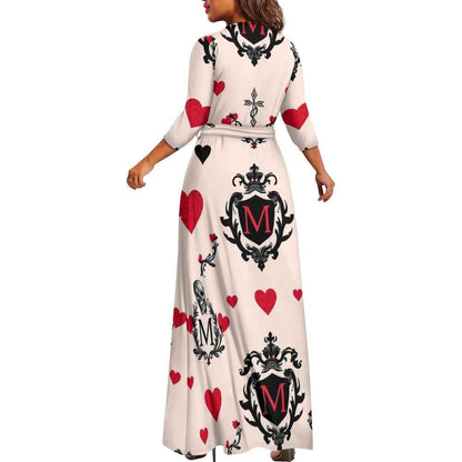 V-neck Maxi Dress