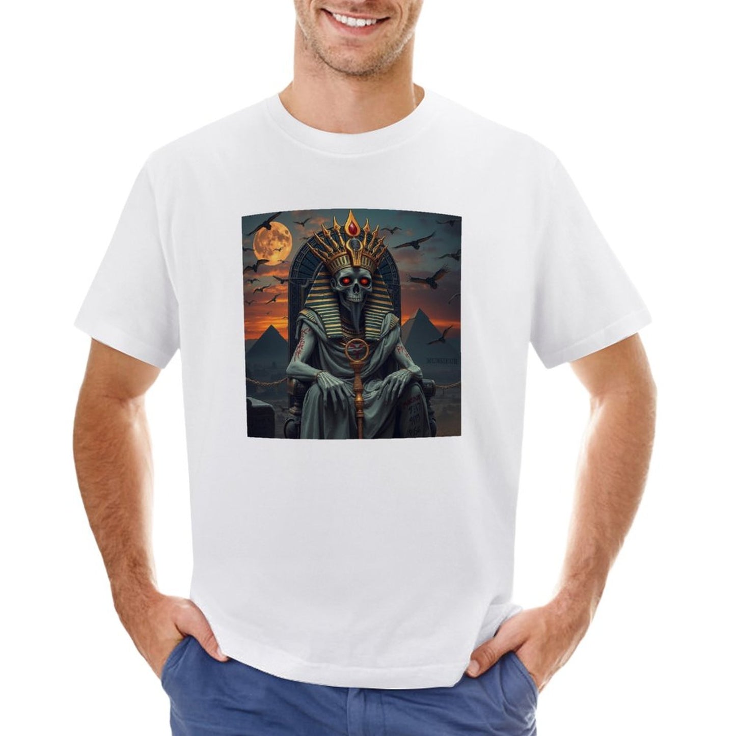 Munsieur Pharaoh's Reign Collection Men's Tee IV (High Definition & Front Printing)