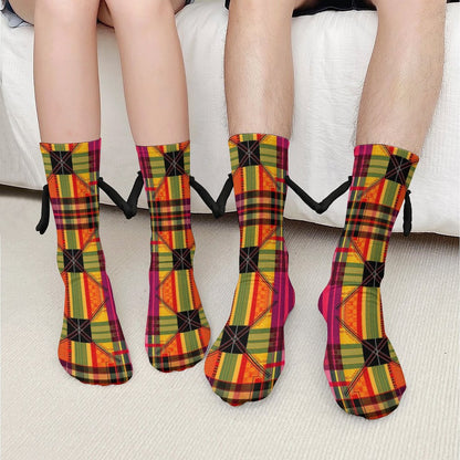 Munsieur Design Buddy Socks Magnetic Holding Hands Funny Socks accessories