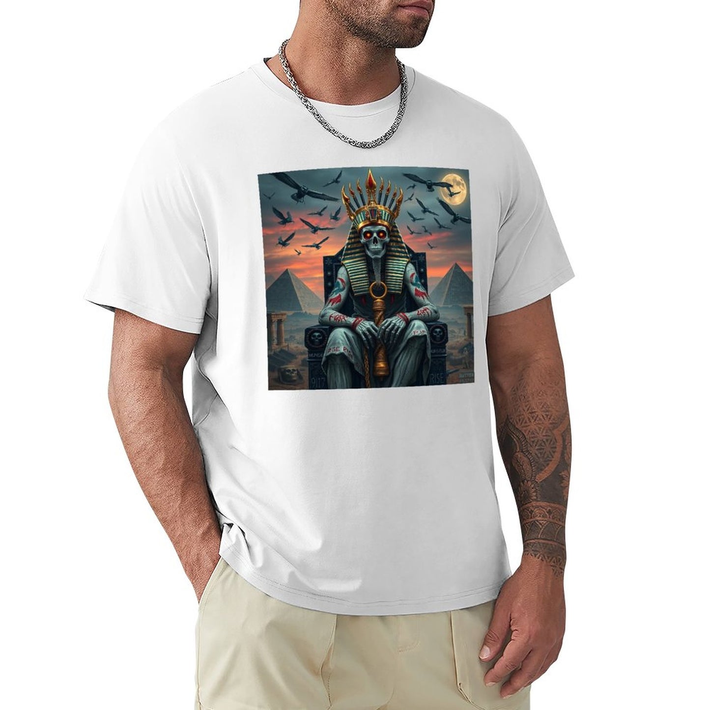 Munsieur Pharaoh's Reign Collection Men's Tee (High Definition & Front Printing)