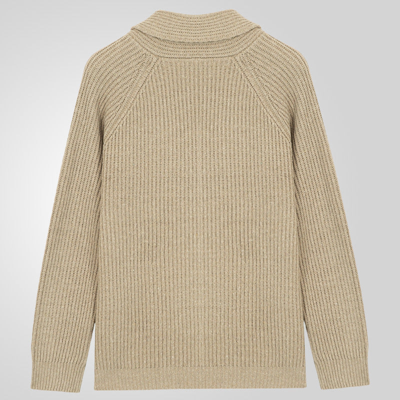 Men's Lapel Knitting Cardigan Hoodie Munsieur Season - Munsieur
