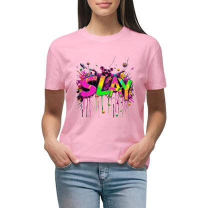 Women's T-shirt "Slay" Designer Streetwear Crown Co.👑