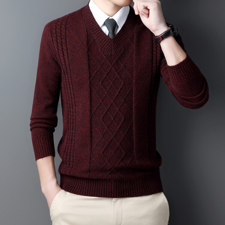 Chicken Collar Pullover Knitting Men's Casual Hoodie - Munsieur