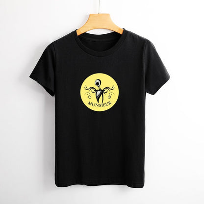 Women's Munsieur T-shirt Halloween Collection 'Grim" Designer Streetwear for Her