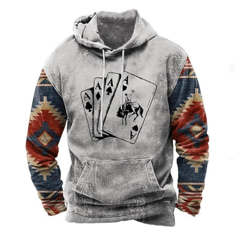 Men's Popular Fashion With Rope Pocket Hoodie Menswear - Munsieur