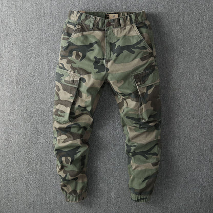 Men's Loose Sports Hard-wearing Camouflage Cargo Pants - Munsieur