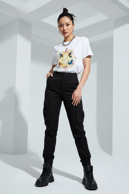 MUNSIEUR Women's T-shirt Designer Streetwear for Her