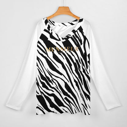 Munsieur Be Bold, Be Chic in Munsieur Premium V-neck Loose Long Sleeve T-shirt Women’s T-Shirts! - Munsieur