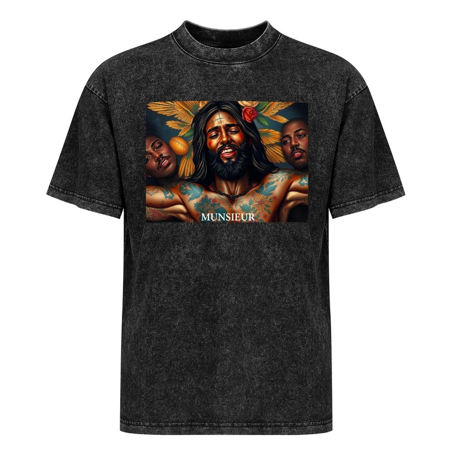 Women's Washed Vintage T-Shirt "Tyrone" Streetwear Style "Collectors Item"