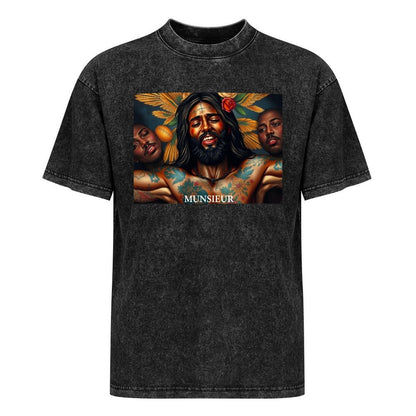 Women's Washed Vintage T-Shirt "Tyrone" Streetwear Style "Collectors Item"