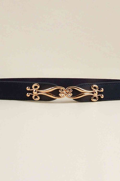 Alloy Buckle Elastic Belt - Munsieur
