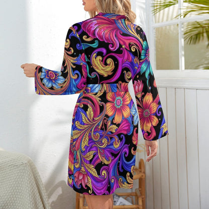 Munsieur Women's Long Sleeve Robe - Munsieur