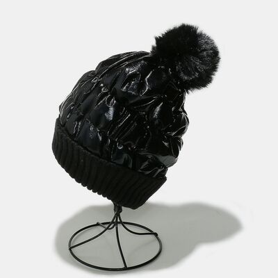 Thermal Knit Hat with Pompom - Munsieur