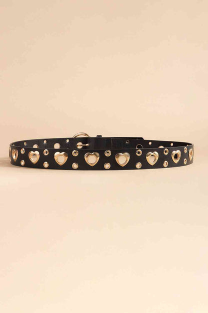Shape Alloy Detail PU Leather Belt - Munsieur