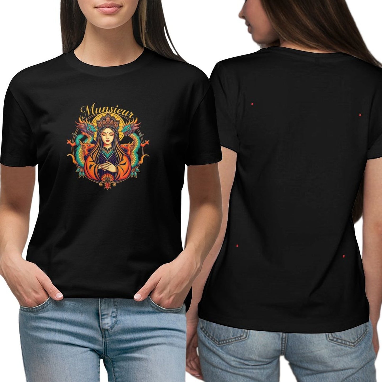 Munsieur T-Shirt for Women: Timeless Simplicity with a Premium Fit - Munsieur