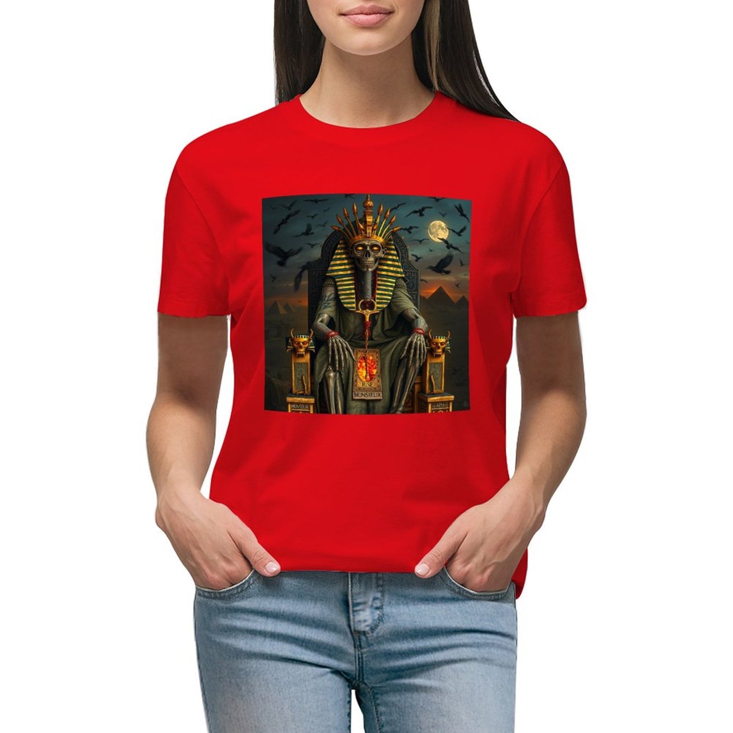 Munsieur Pharaoh's Reign Collection Women's T-Shirt (High Definition & Front Printing)