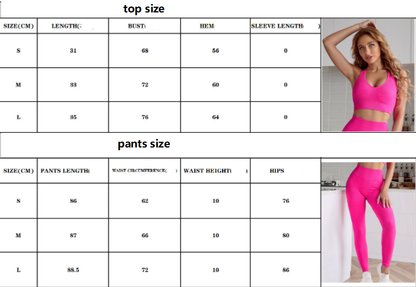 Yoga Two Piece Set Fitness Nylon Moisture Wicking Quick Drying