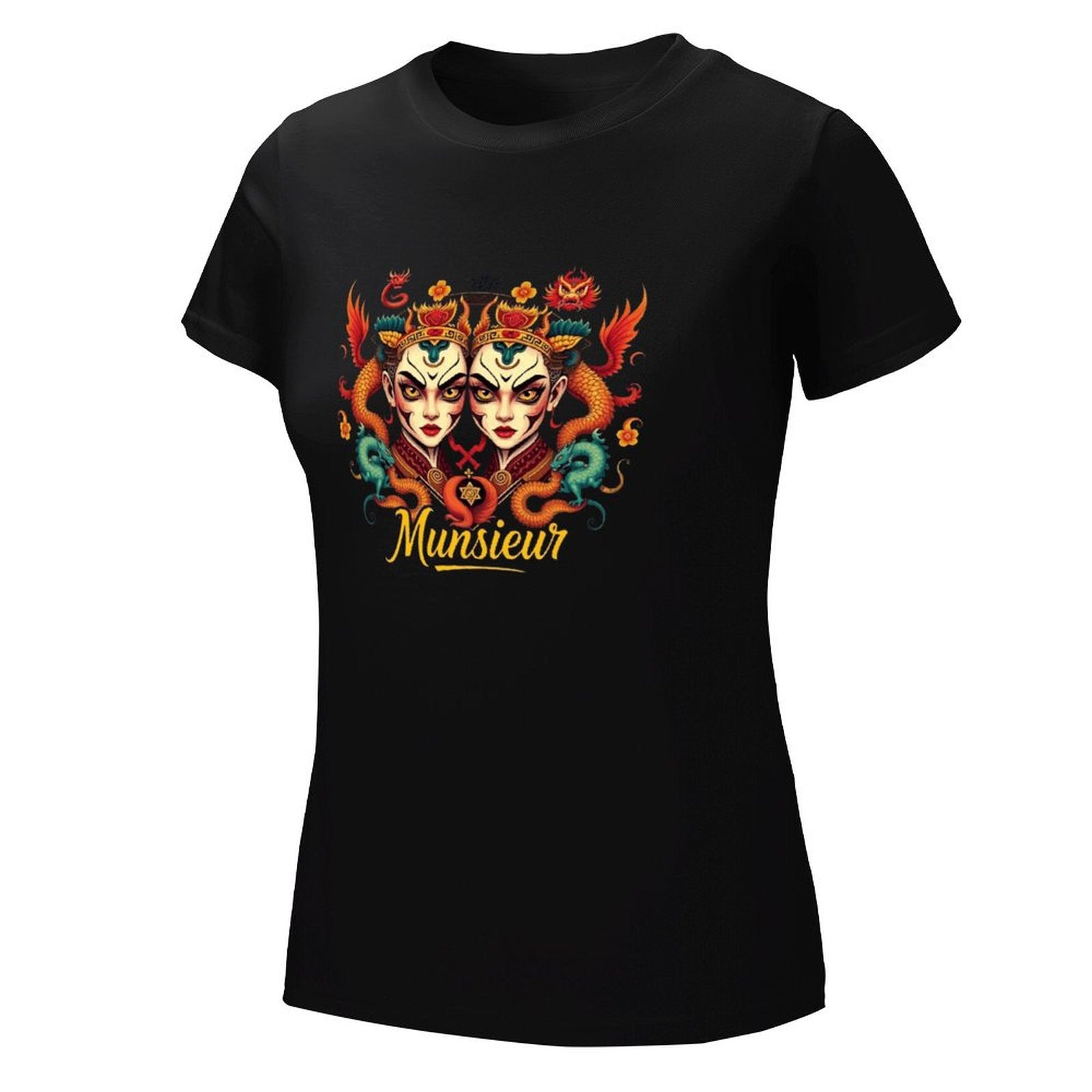 Munsieur T-Shirt for Women: Classic Comfort with a Contemporary Twist for Her - Munsieur