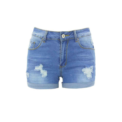 Denim Ripped Flanging Bottoms