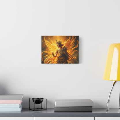 Radiant Angel Canvas, Fantasy Wall Art, Home Decor, Spiritual Gift, Inspirational Artwork, Modern Wall Decor