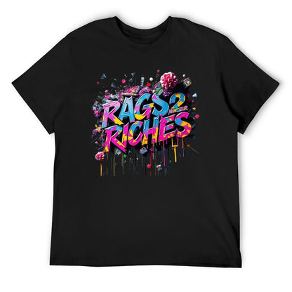 Men's Tee Munsieur Original Design "Rags2Riches" Streetwear Design