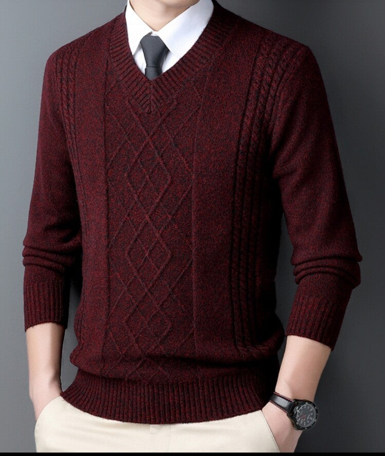 Chicken Collar Pullover Knitting Men's Casual Hoodie - Munsieur