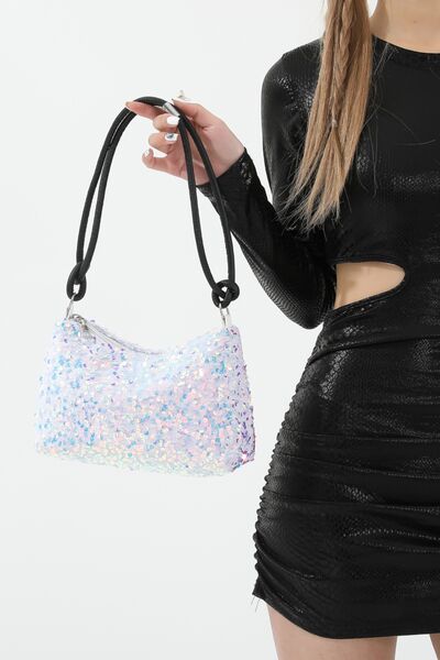 Sequin Double Strap Shoulder Bag - Munsieur