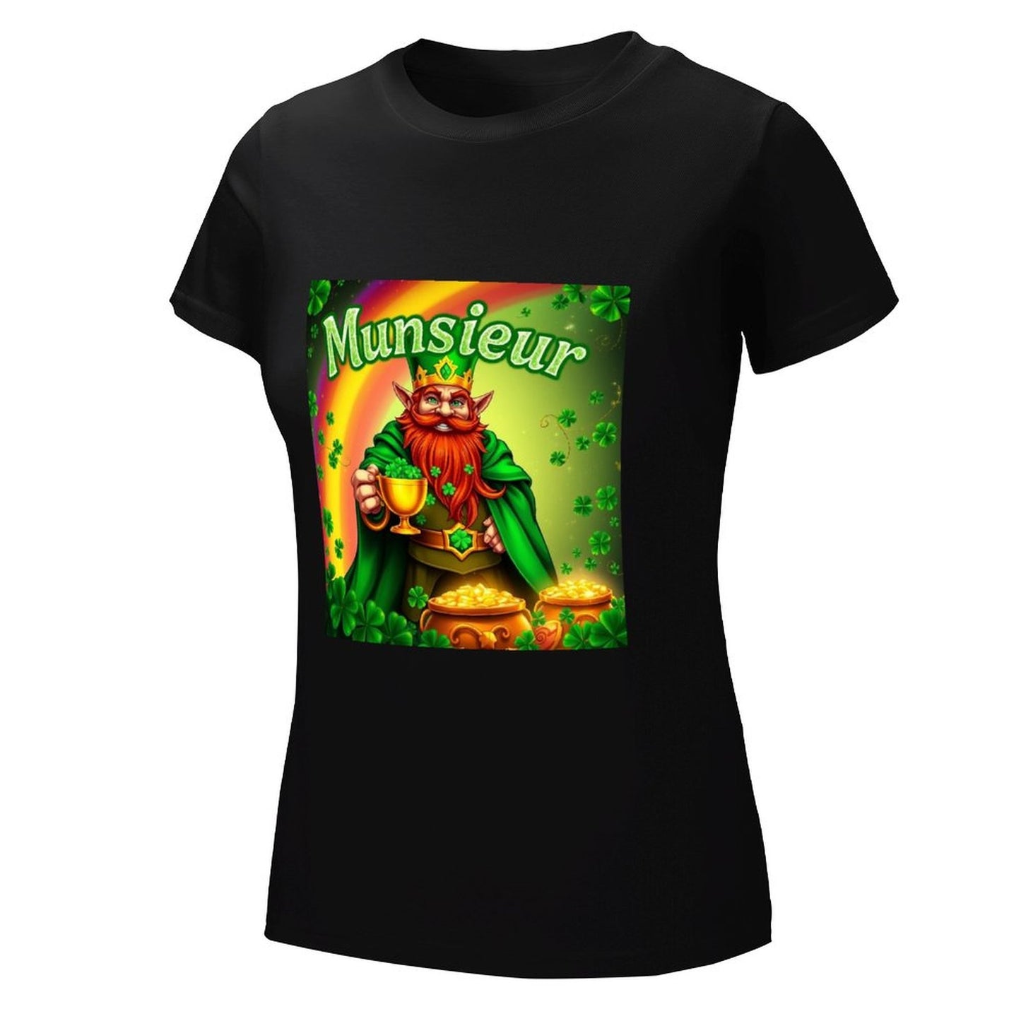 Munsieur St. Patrick's Day Collection T-Shirt for Women – Lucky Charm II