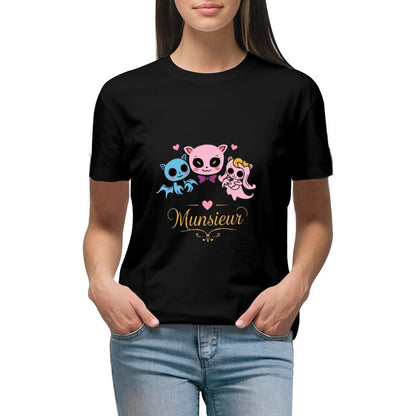 Women's Munsieur T-shirt Valentine's Day Collection "Vampire Friends" Designer Streetwear for Her