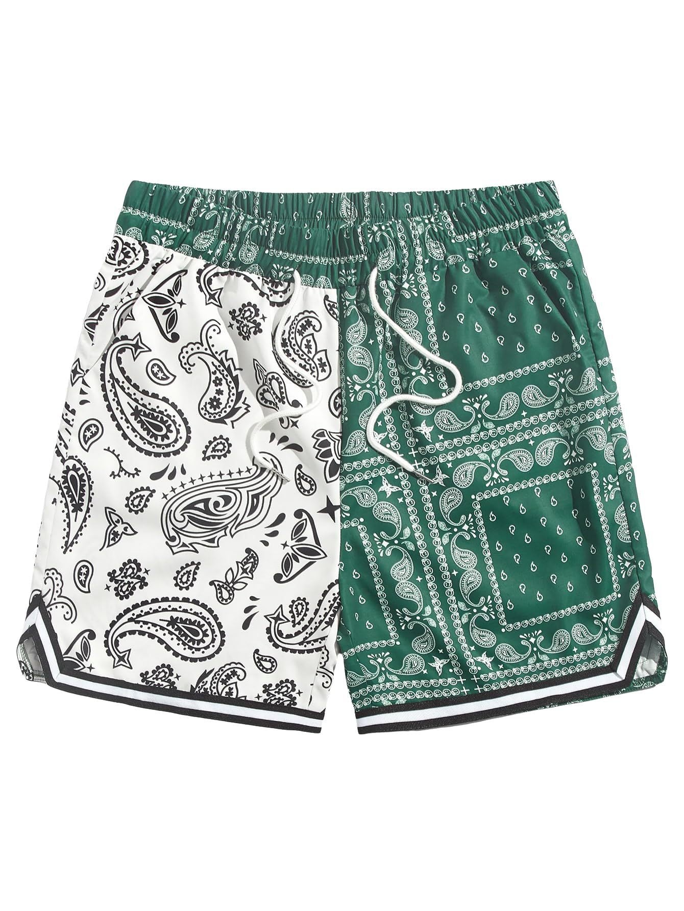 Graffiti 3D Casual Loose Assorted Men's Beach Shorts
