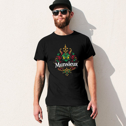 Munsieur Brand Tee for Men "Big Jin" Summer Streetwear Fashion