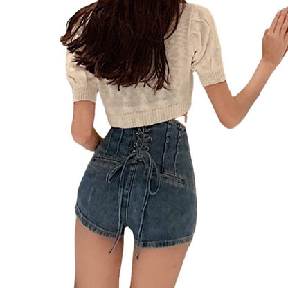 Women's Laced Bottoms Denim